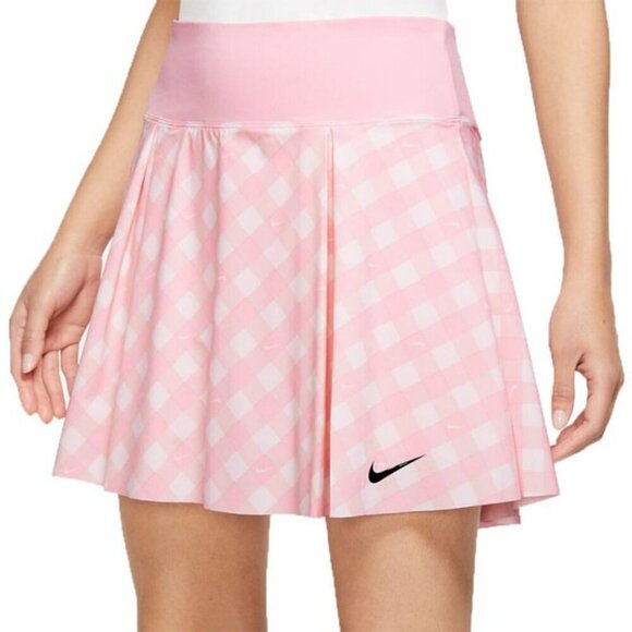Nike Pants - Nike Court Club Printed Tennis Skort Pink White Size Medium